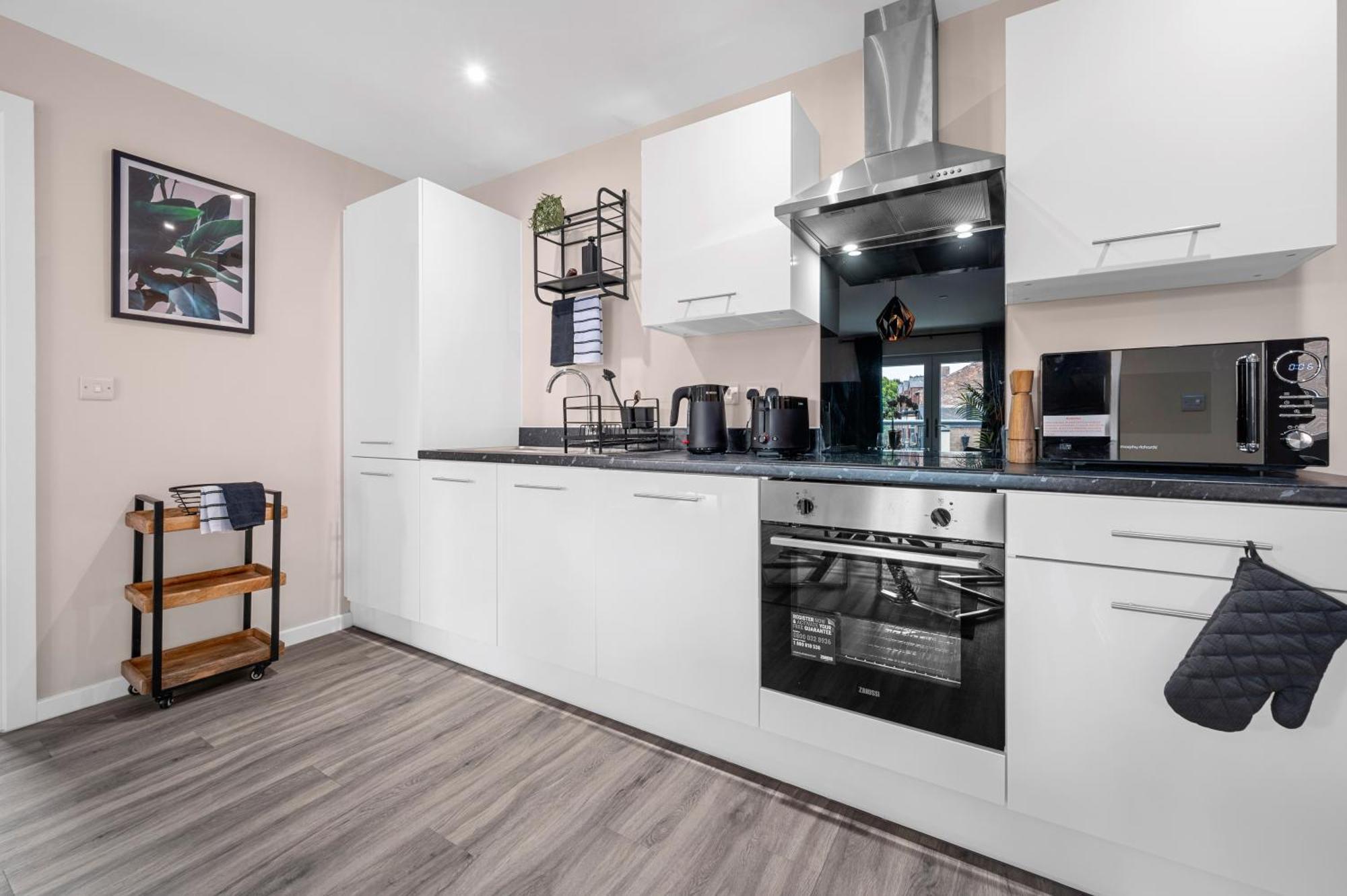 2 Bed Flat Manchester City Bagian luar foto